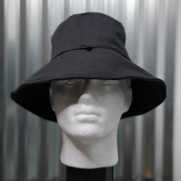 White Faux Leather Bucket Hat - Picture 11 of 12